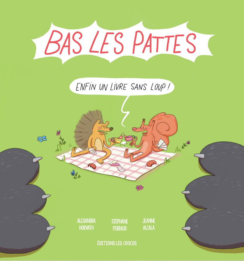 Couv de Bas les pattes jeanne_alcala editions_les_crocos